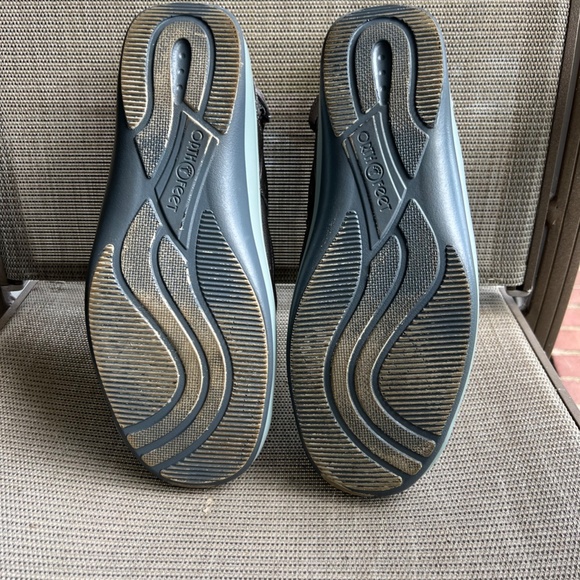 Orthofeet Verona Orthotic Fisherman Sandals Shoes Pewter Silver Grey 11.5 - Picture 5 of 8